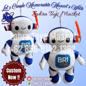 ZAHRA TOYS Keychain Bank BRI (Custom)