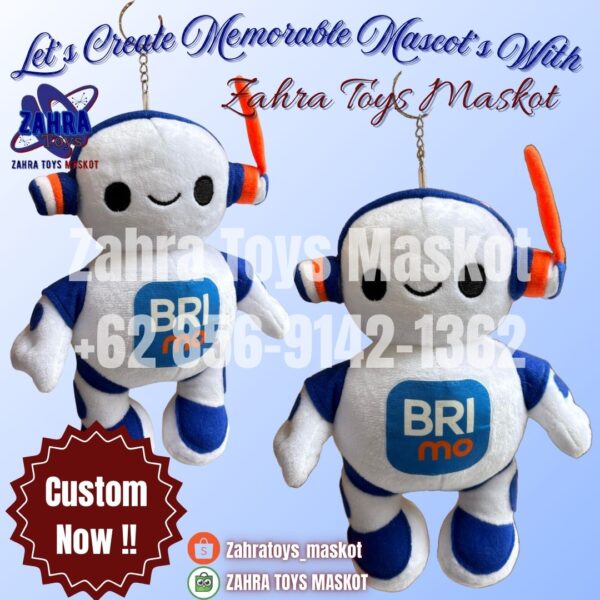 ZAHRA TOYS Keychain Bank BRI (Custom)